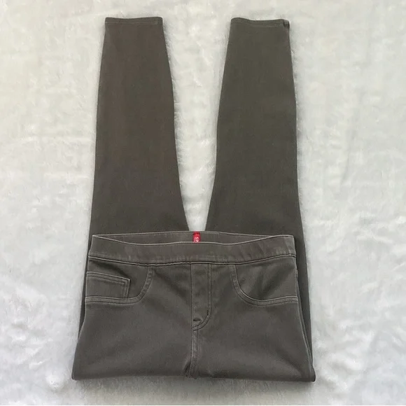 Like New Earthy Taupe Spanx Jean-ish Ankle Leggings - Picture 2 of 7